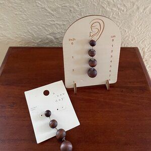 Bundle 3 for $12.  A New Day Wooden Dangle Earrings